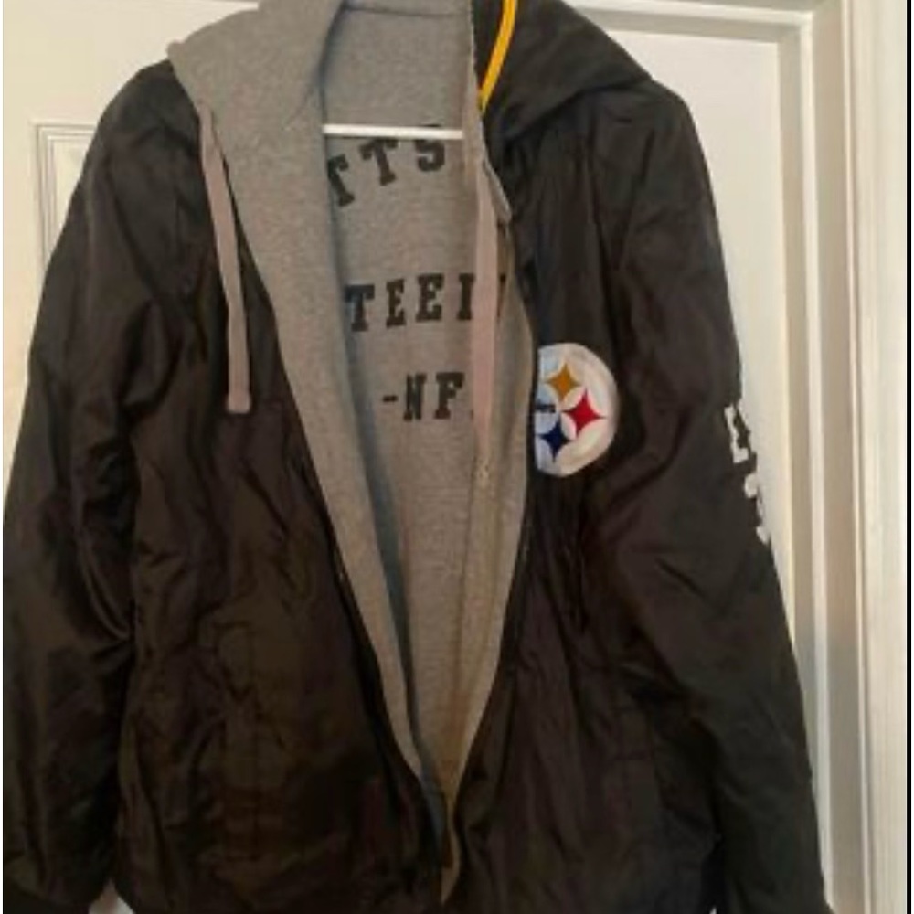 Pittsburgh Steelers NFL official jacket (lined) Size XL